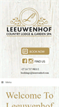 Mobile Screenshot of leeuwenhof.com